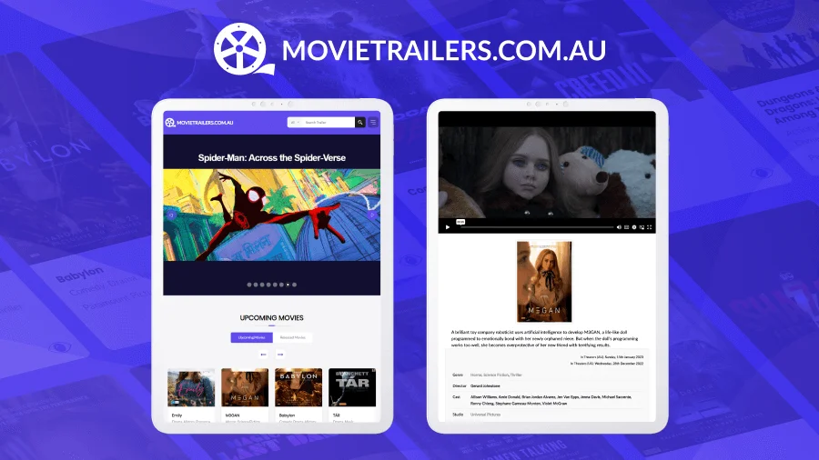 Movietrailer project screenshot