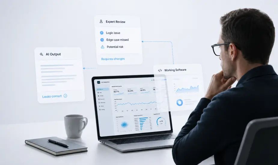 Expert in the loop: rethinking AI oversight